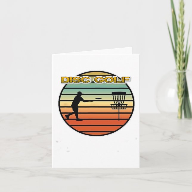 Disc Golf  Card (Front)