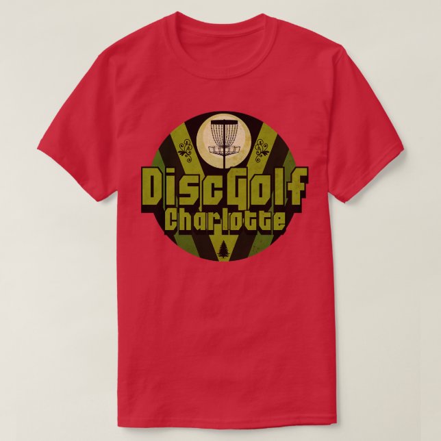 Disc Golf Charlotte T-Shirt (Design Front)