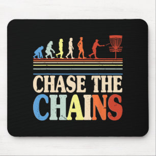 Disc Golf Chase The Chains  Mouse Mat