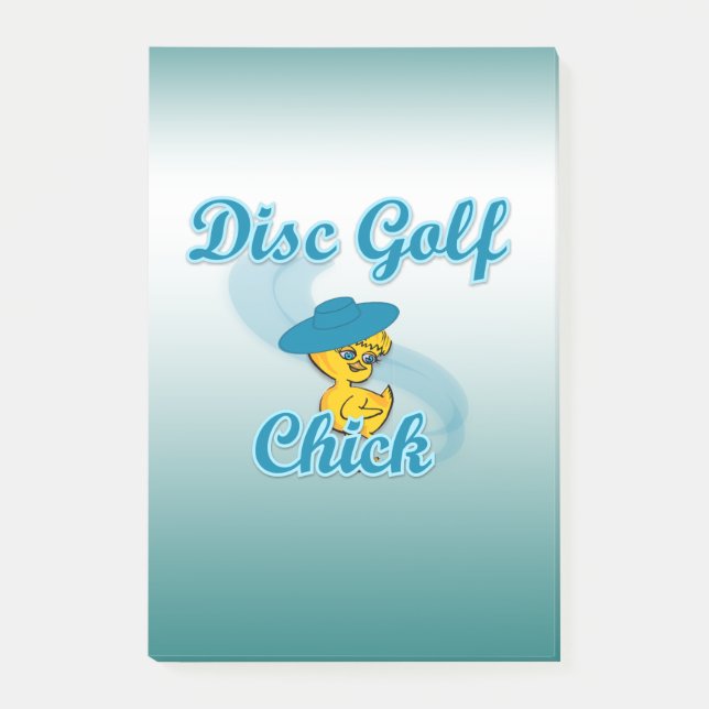 Disc Golf Chick #3 Post-it Notes (Front)