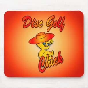 Disc Golf Chick #5 Mouse Mat