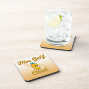 Disc Golf Chick Coaster