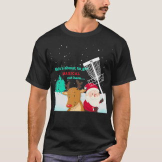 Disc Golf Christmas Adult Funny T-Shirt