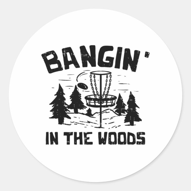 Disc Golf Classic Round Sticker (Front)