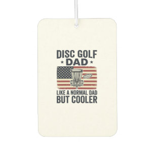 Disc Golf Dad Vintage Flag Funny Shirt Design_1 Car Air Freshener