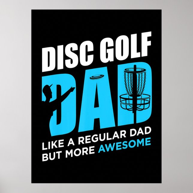 Disc Golf Daddy Poster (Front)