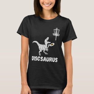 Disc Golf Dinosaur Frolfing T-rex Dino Funny Disc  T-Shirt