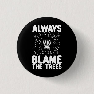 Disc Golf Disc Basket Gift 3 Cm Round Badge