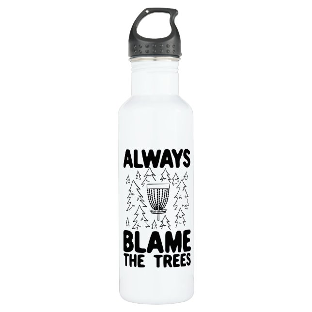 Disc Golf Disc Basket Gift 710 Ml Water Bottle (Front)