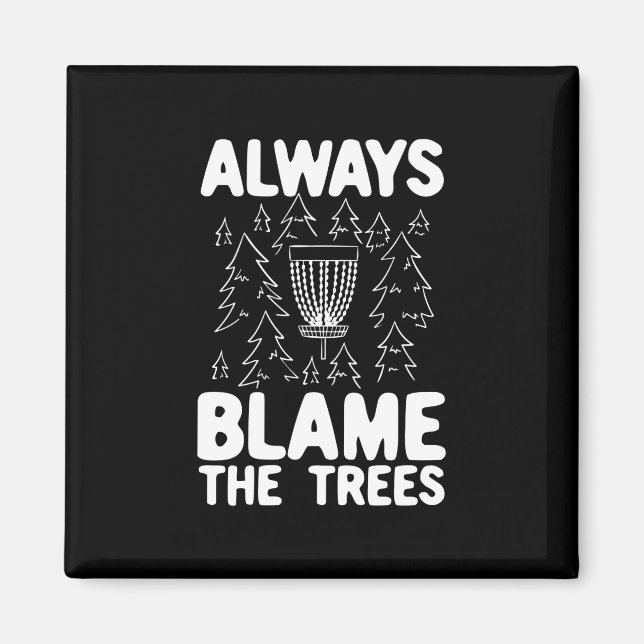 Disc Golf Disc Basket Gift Magnet (Front)