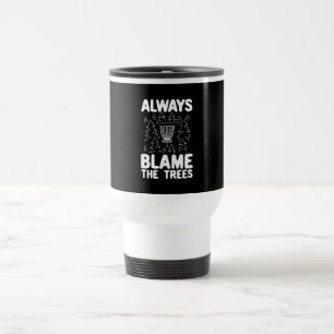 Disc Golf Disc Basket Gift Travel Mug