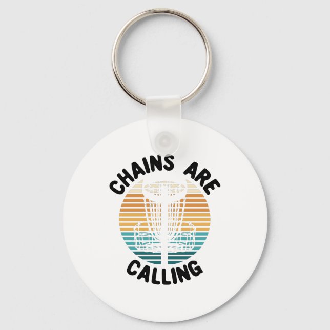Disc Golf Disc Golf Basket Key Ring (Front)