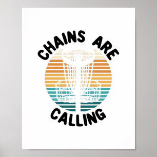 Disc Golf Disc Golf Basket Poster