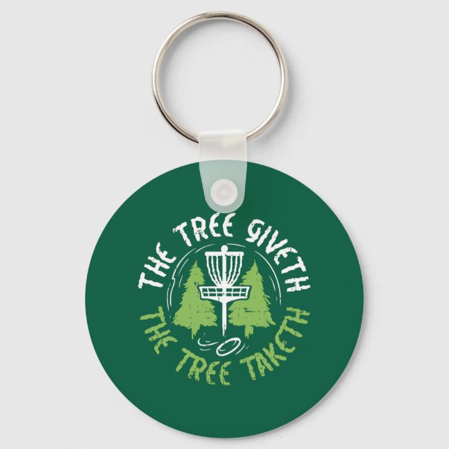 Disc Golf Disc Golf Player Gift Key Ring (Front)