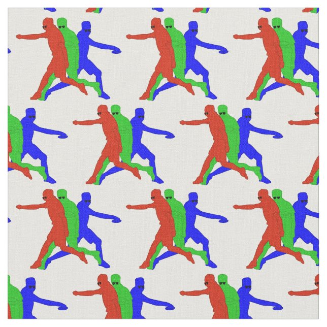 Disc Golf Driving Sequence 3 RGB Fabric (Close Up)