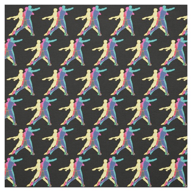 Disc Golf Driving sequence black fabric (Swatch)