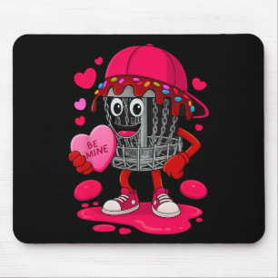 Disc Golf Equipment Playera Valentine Hearts Costu Mouse Mat