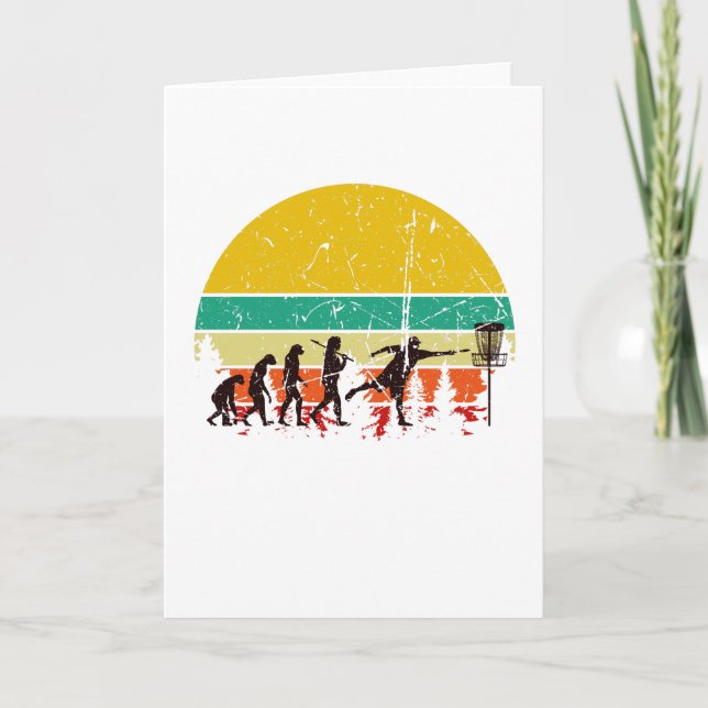 Disc Golf Evolution Card (Front)