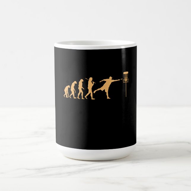 Disc Golf Evolution Coffee Mug (Center)