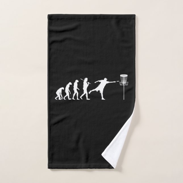 Disc Golf Evolution Disc Golf Gifts Hand Towel (Hand Towel)