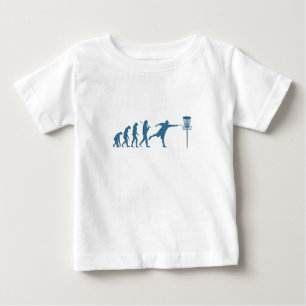 Disc Golf Evolution - Fun Gift for Disc Golfer Baby T-Shirt
