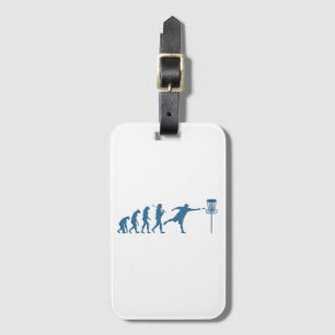 Disc Golf Evolution - Fun Gift for Disc Golfer Luggage Tag