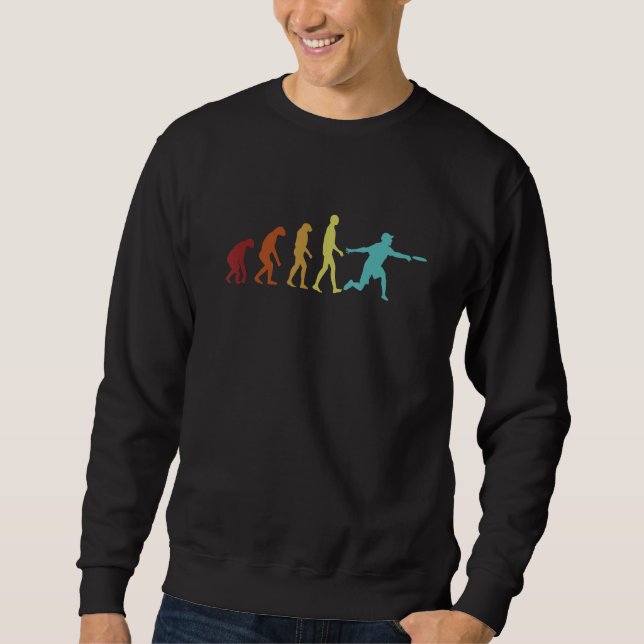Disc Golf Evolution Player Pro Frisbee Buddy Disc  Sweatshirt (Front)