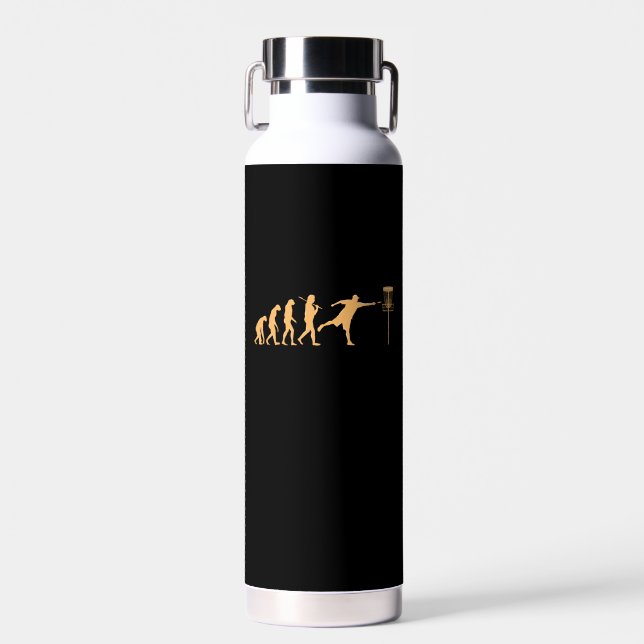 Disc Golf Evolution Water Bottle (Front)