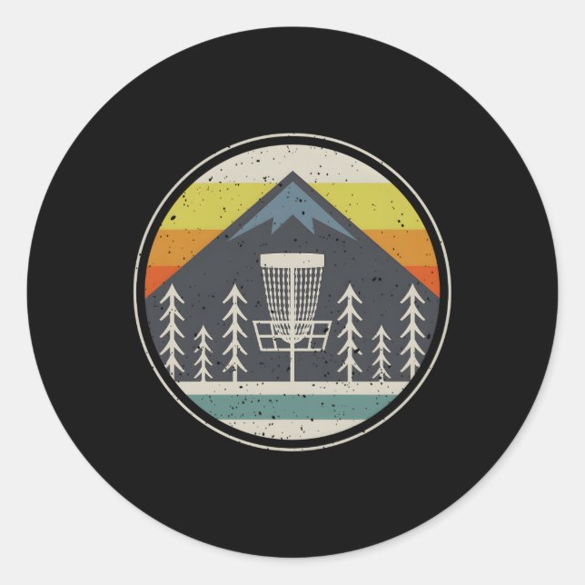 Disc Golf For Disc Golf Classic Round Sticker (Front)