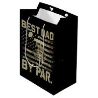 Disc Golf Frisbee Best Dad Par Camo US flag Golfer