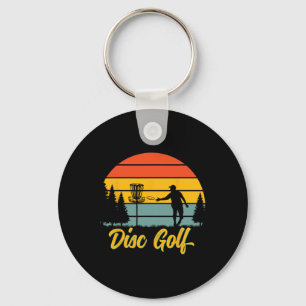 Disc Golf. Frisbee Breezy Easy Key Ring
