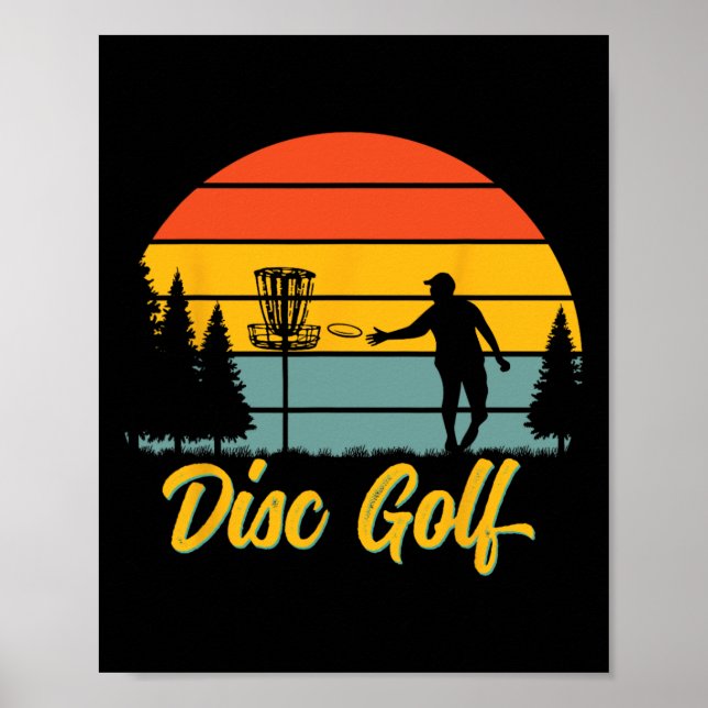 Disc Golf. Frisbee Breezy Easy  Poster (Front)