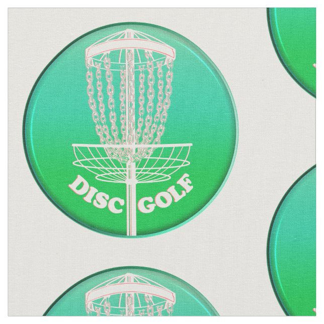 Disc Golf Frisbee Cage Fabric (Close Up)