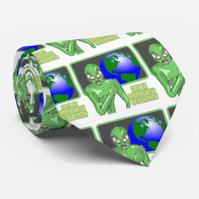 Disc Golf Frisbee Cage Neck Tie (Rolled)