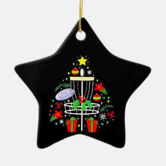 Disc Golf Frisbee Christmas Ornament Tree Funny