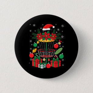 Disc Golf Frisbee Christmas Ornament Tree Funny Me 6 Cm Round Badge