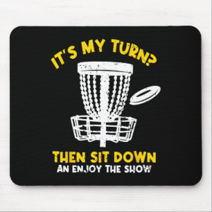 Disc Golf Frisbee Golf Funny Disc Golf Player Men  Mouse Mat