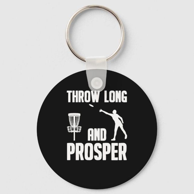 Disc Golf Frisbee Golf Key Ring (Front)