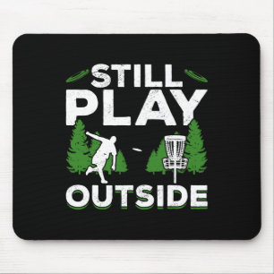 Disc Golf Frisbee Golf Still Play Outside Mouse Mat
