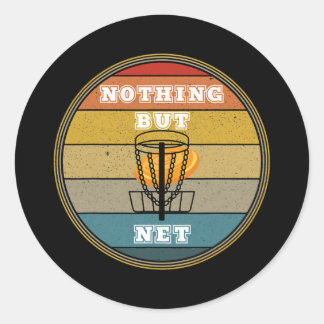 Disc Golf Frisbee Golf Ultimate Frisbee Sports Classic Round Sticker