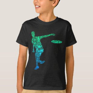 Disc Golf Frisbee Men Kids Boys T-Shirt
