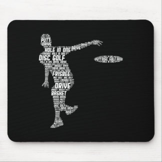 Disc Golf Frisbee Men Kids Mouse Mat