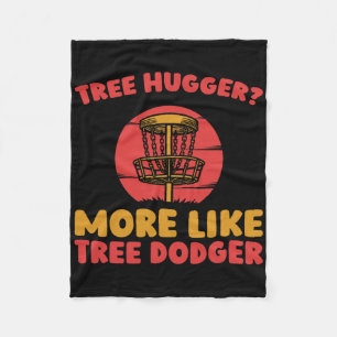 Disc Golf Frisbee Outdoor Sport - Tree Fleece Blanket