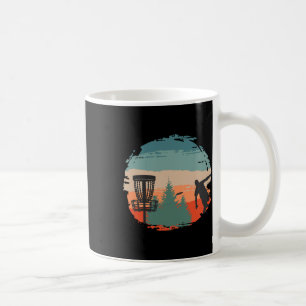 Disc Golf Frisbee Player Disc Golfer Vintage Retro Coffee Mug