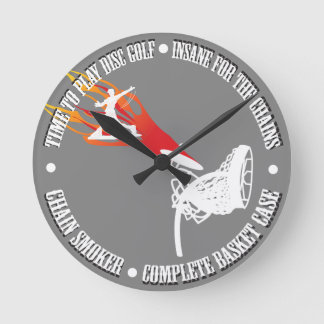 Disc Golf Frolf Customisable Clock