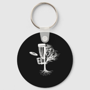 Disc Golf Frolf Flying Half Tree Frisbee Golf Frol Key Ring