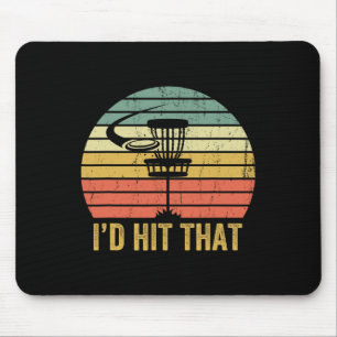 Disc Golf Funny Frisbee Disc Sport Father's Day Mouse Mat
