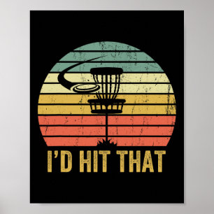 Disc Golf Funny Frisbee Sport Father's Day Poster