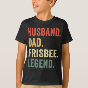 Disc Golf Funny Husnd Dad Legend Vintage Frisbee S T-Shirt