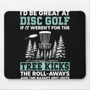 Disc Golf Funny Mouse Mat